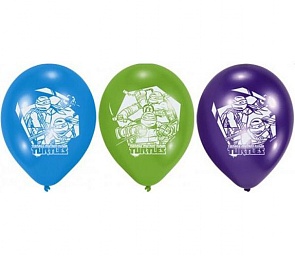 Набор шаров - Черепашки-Ниндзя, 30 см (Europa uno trade, 1111-0450)